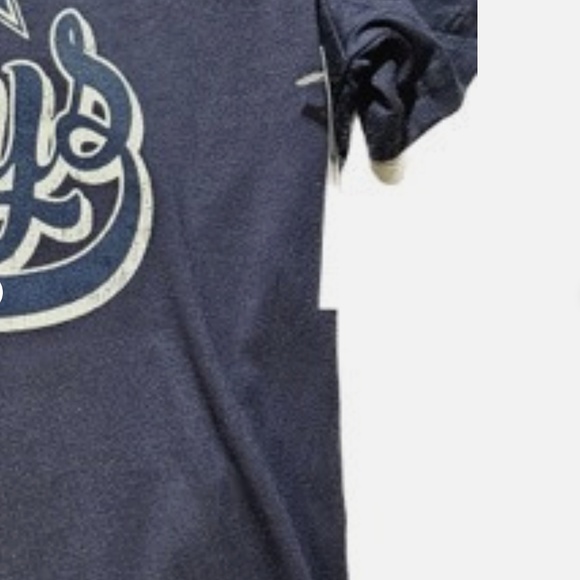 Dallas Cowboys Shirt Womens Large Navy Blue NFL Football V-Neck Script Star Tee - Picture 7 of 8